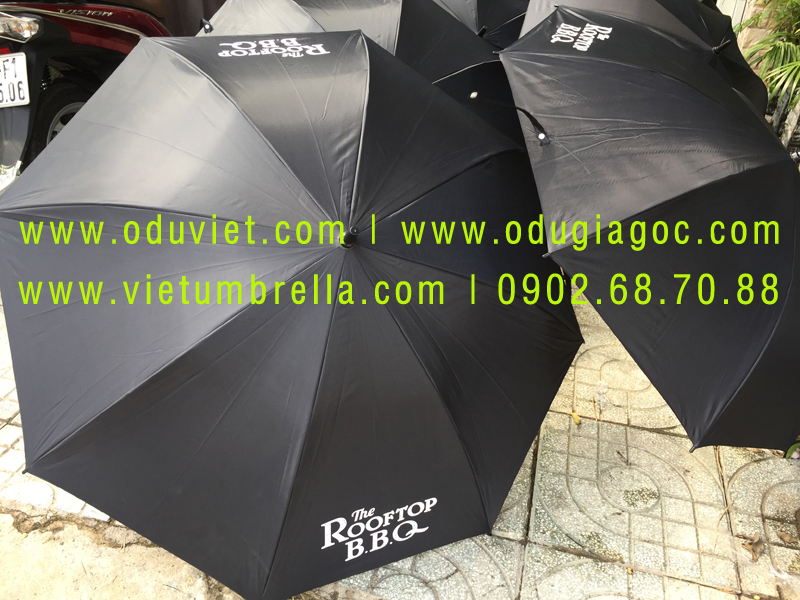xưởng sản xuất ô dù cầm tay in logo quảng cáo